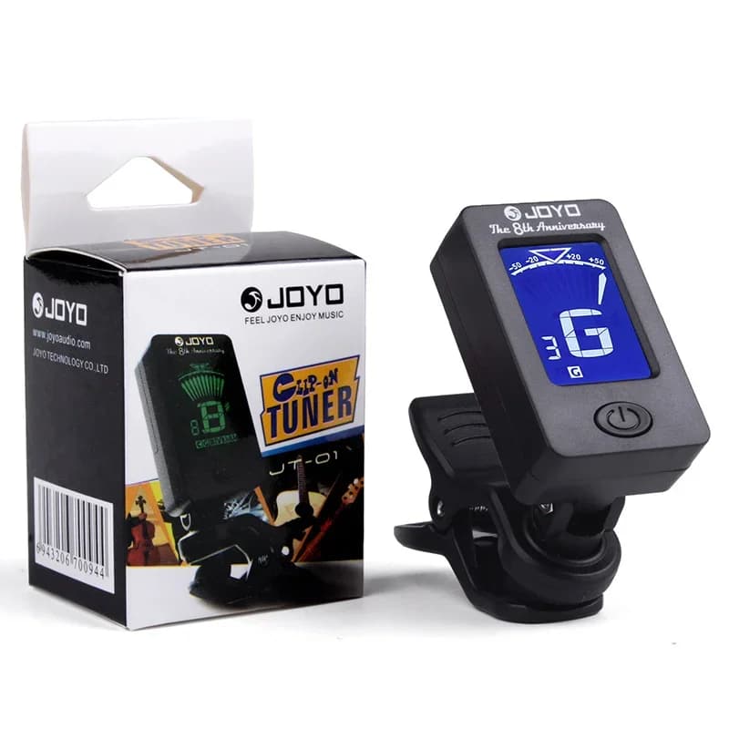 Afinador Digital Clip Violão Viola Guitarra Joyo Jt-01