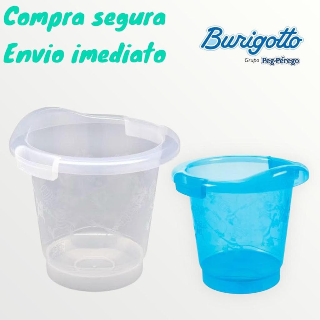 Banheira Bebê Ofurô Cristal - Burigotto Acalma e Relaxa o Bebê 17 litros Original