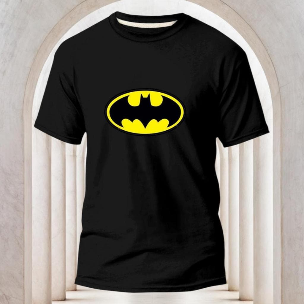 Camisa Camiseta Batman Amarelo Filme Desenho Estampado Unissex 100% Algodão Envio Rápido