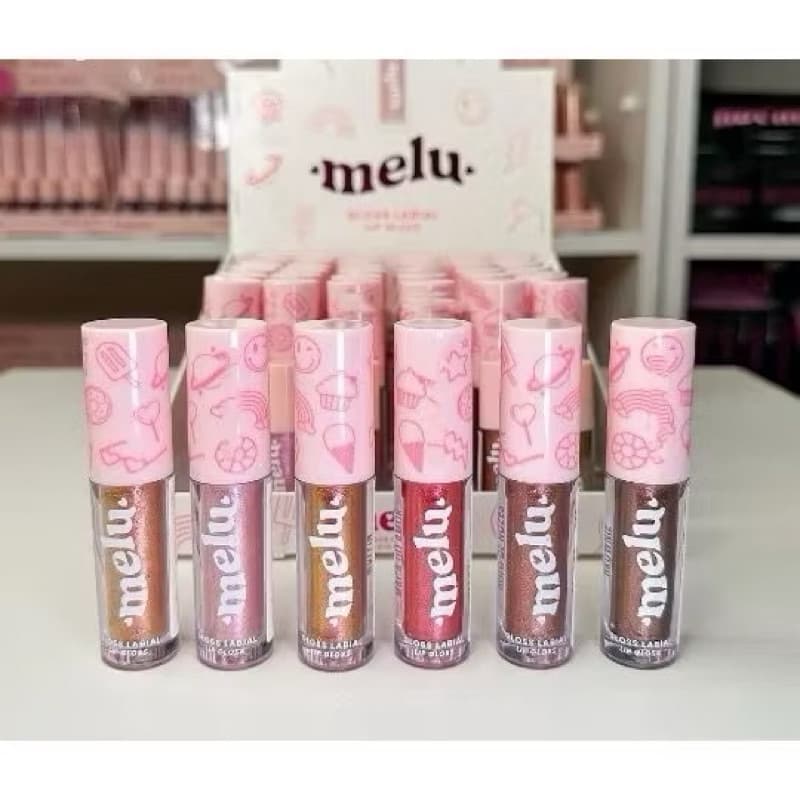 Gloss Labial Melu Lip Gloss Brilhante