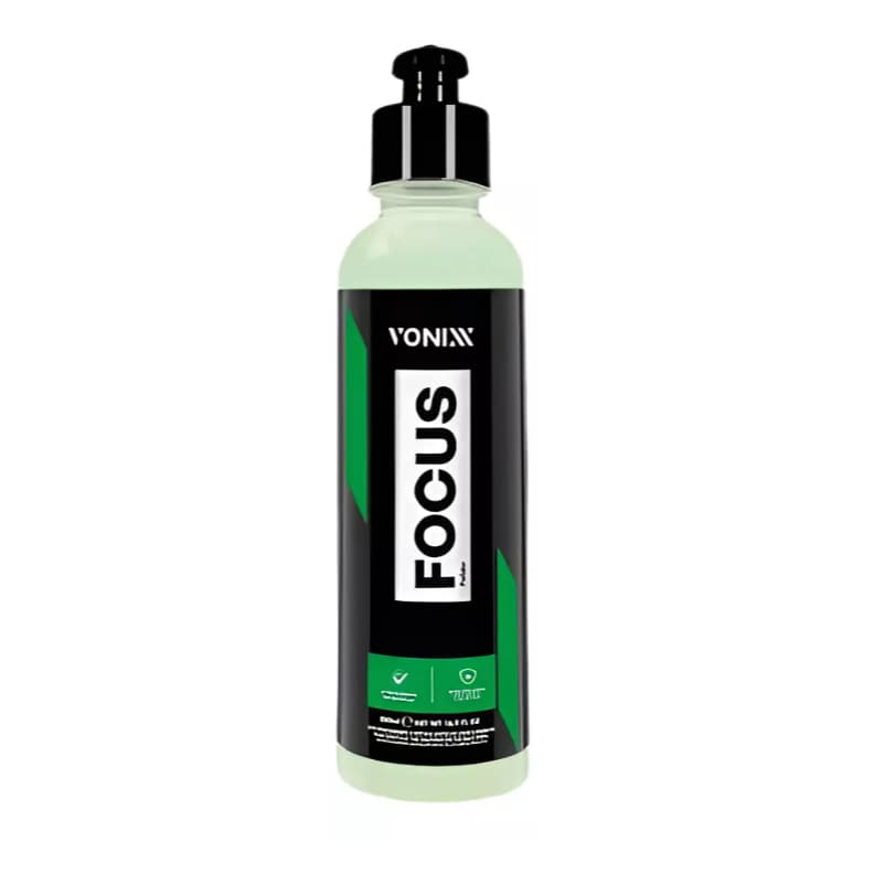 FOCUS 240ML VONIXX Removedor de Machas D'Água Para Vidro Automotivo Boxes Espelho