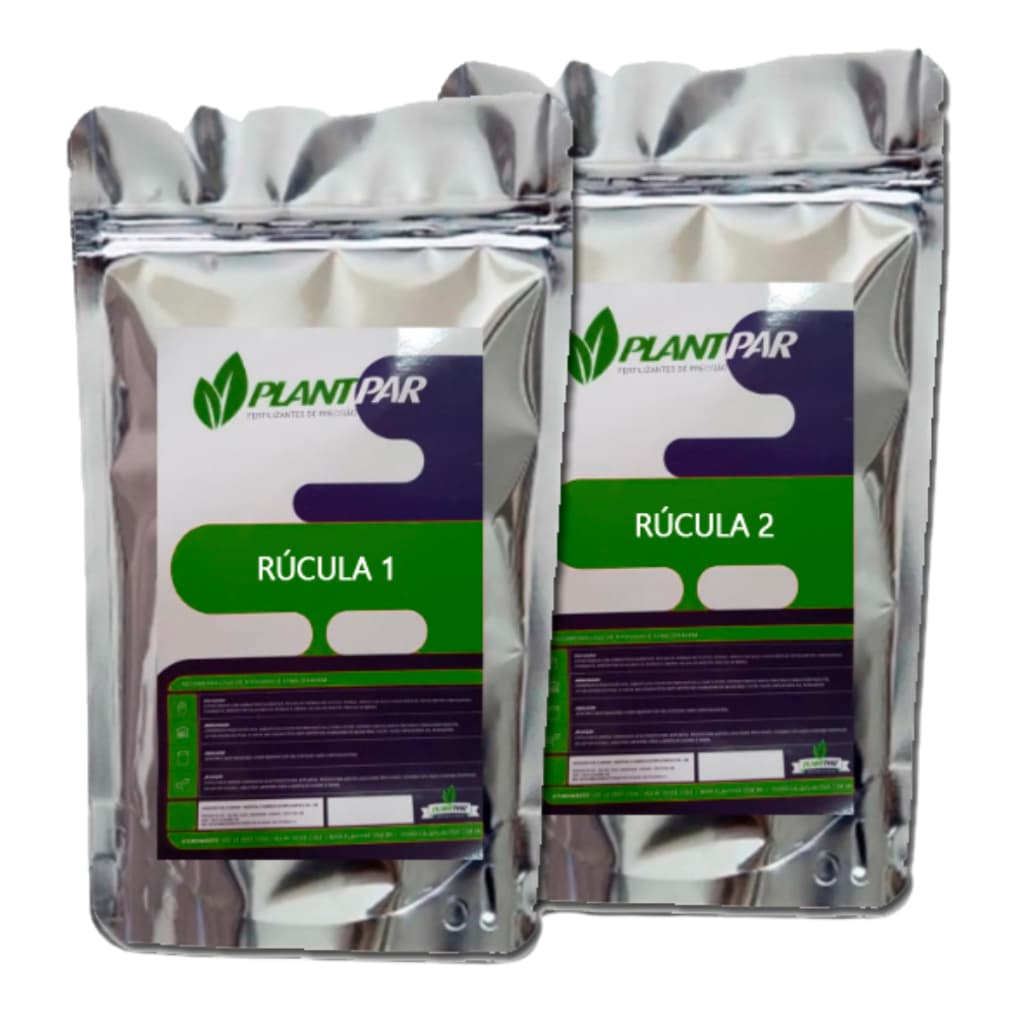 Kit para 1.000 Litros - Nutriente Completo para Hidroponia - Rúcula