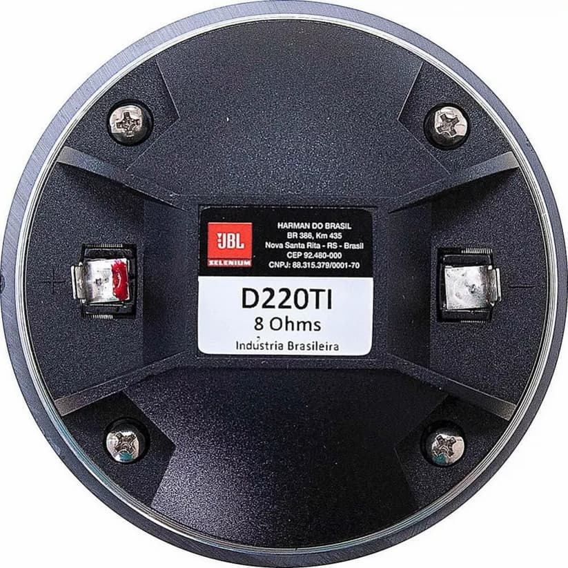 Driver Jbl Selenium Pro D220ti 80w Rms 8 Ohms Titânio
