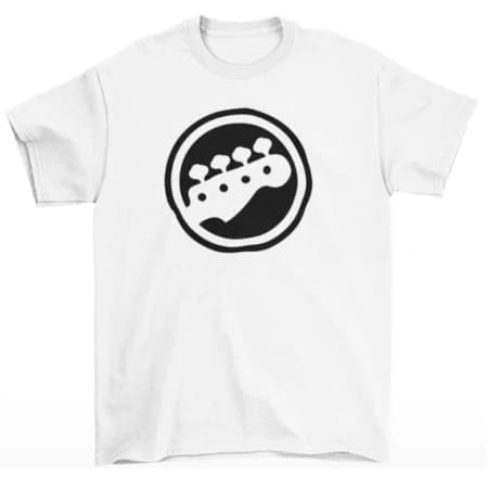 CAMISA CAMISETA MÃO INSTRUMENTO CONTRA BAIXO BASS UNISSEX 100% ALGODÃO
