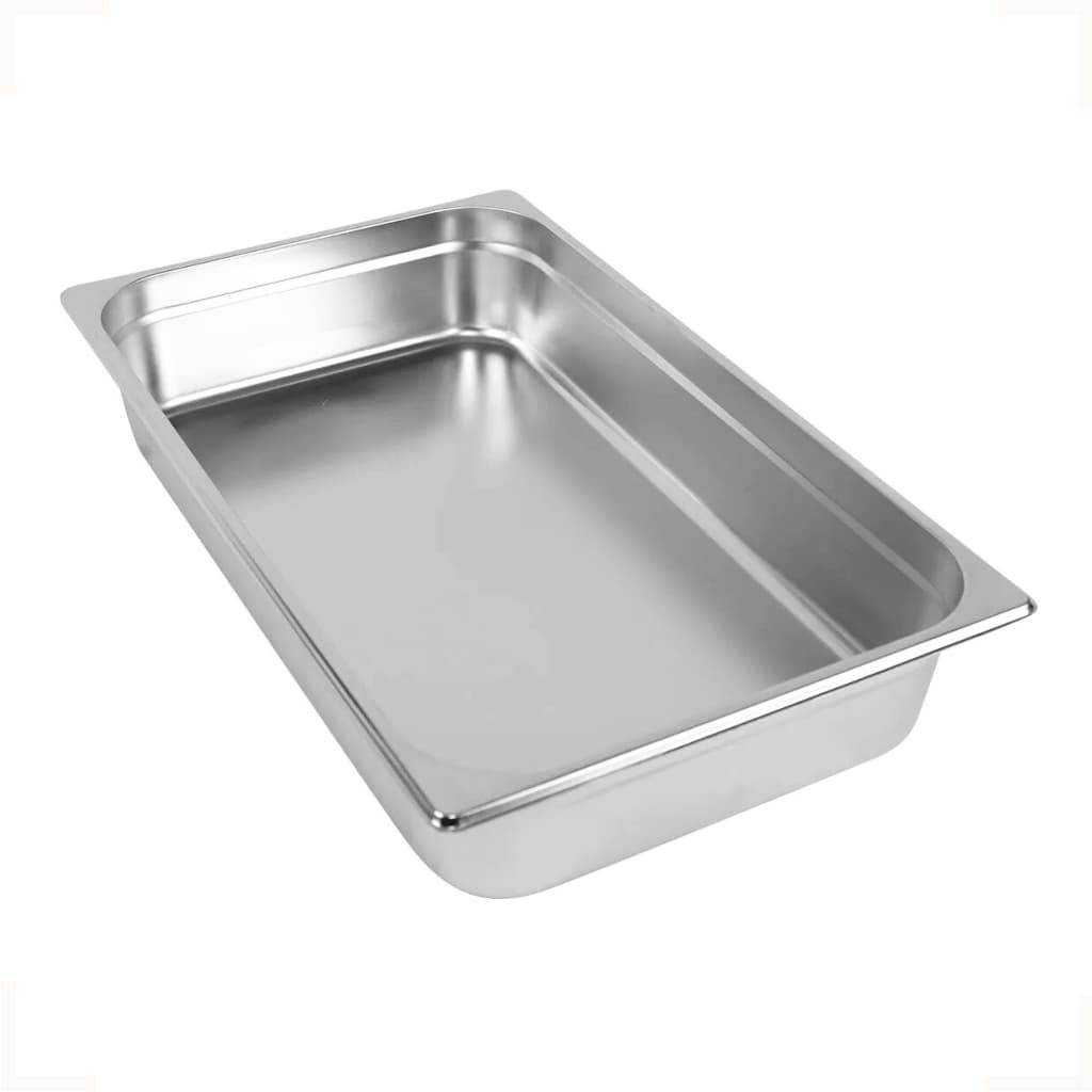 Cuba 1/1 100mm Gn Inox Gastronomica Rechaud Buffet Sem Alça