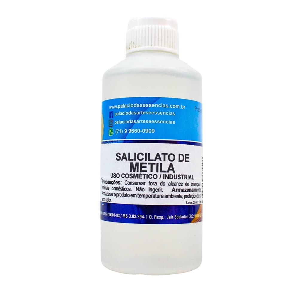 Salicilato De Metila (para cremes, loções, analgésico, anti-inflamatório e etc)– 100ml