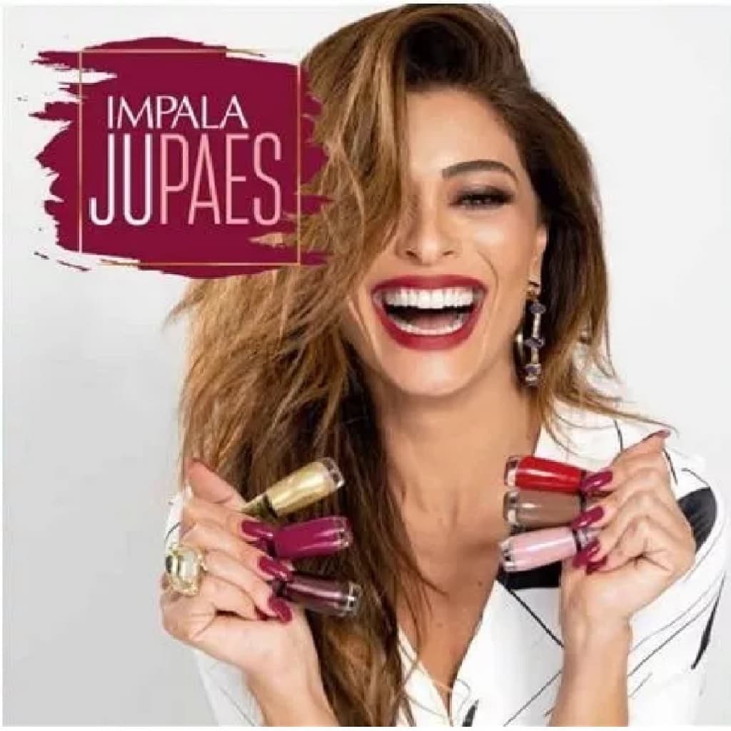 Kit C/7un Esmalte Impala Coleção Dona Do Pedaço Juliana Paes Lançamento Vegano