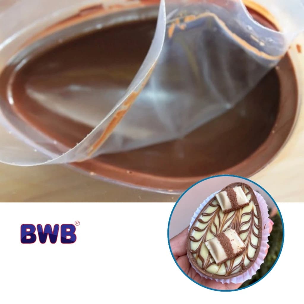 Forma de Silicone Especial para Pascoa Ovo Liso BWB