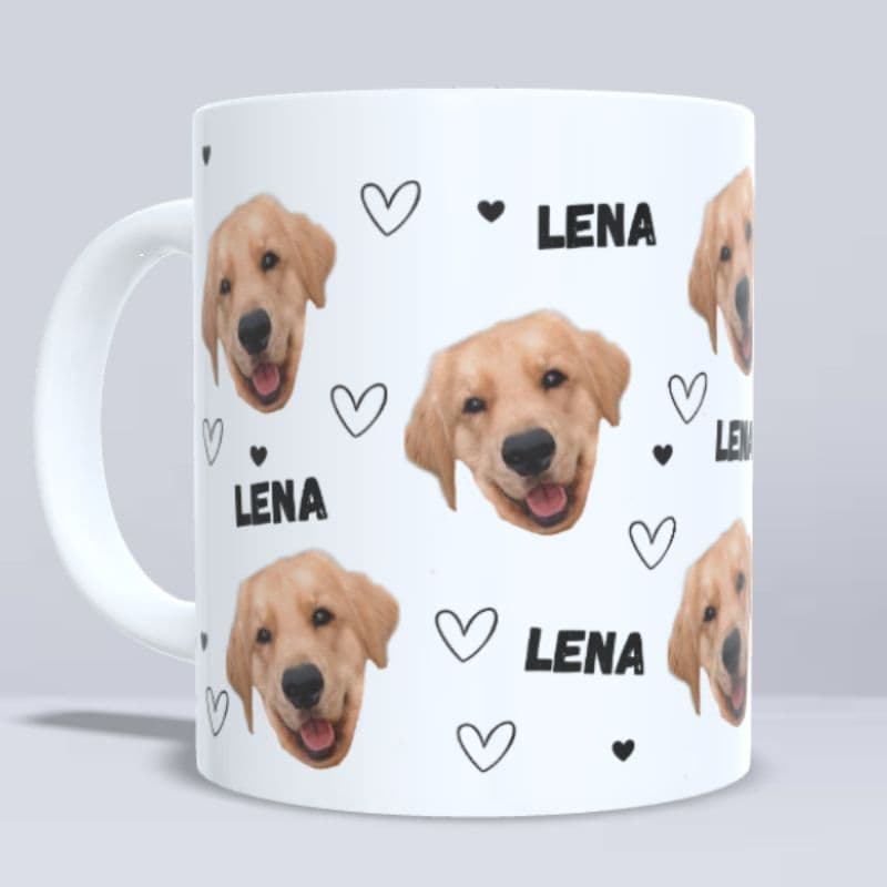 Caneca de Pet Personalizada com a foto + nome 325ml