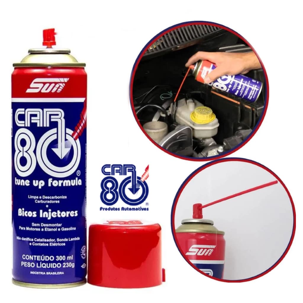 Descarbonizante Car 80 Limpa Bico E Carburadores TBI 300 ML Original