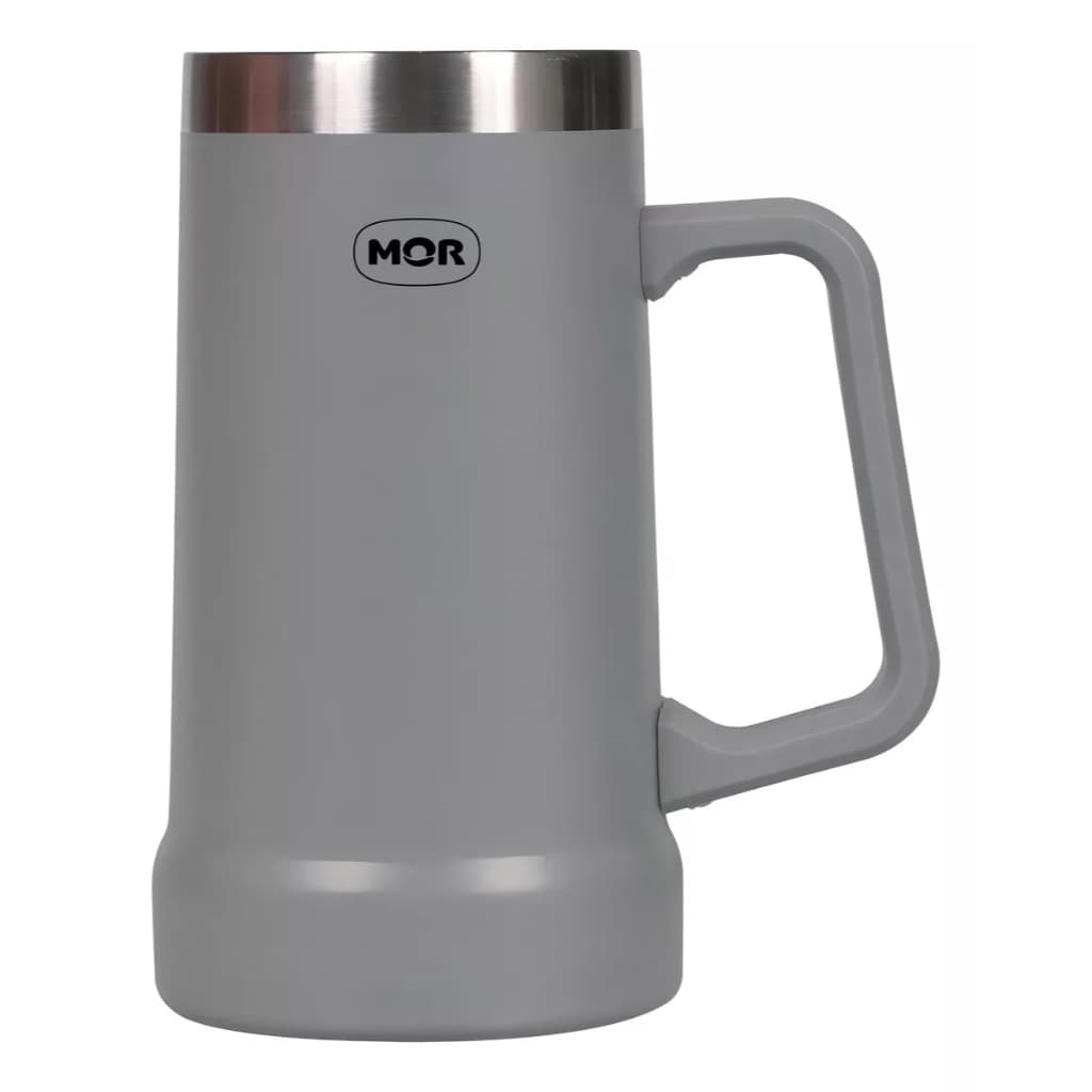 Caneca Termica 500ml Mor - Cinza