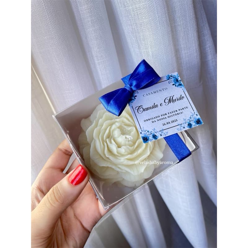 Lembrancinha casamento vela aromática flor peônia | casamento | lembrancinha 15 anos | lembrancinha formatura