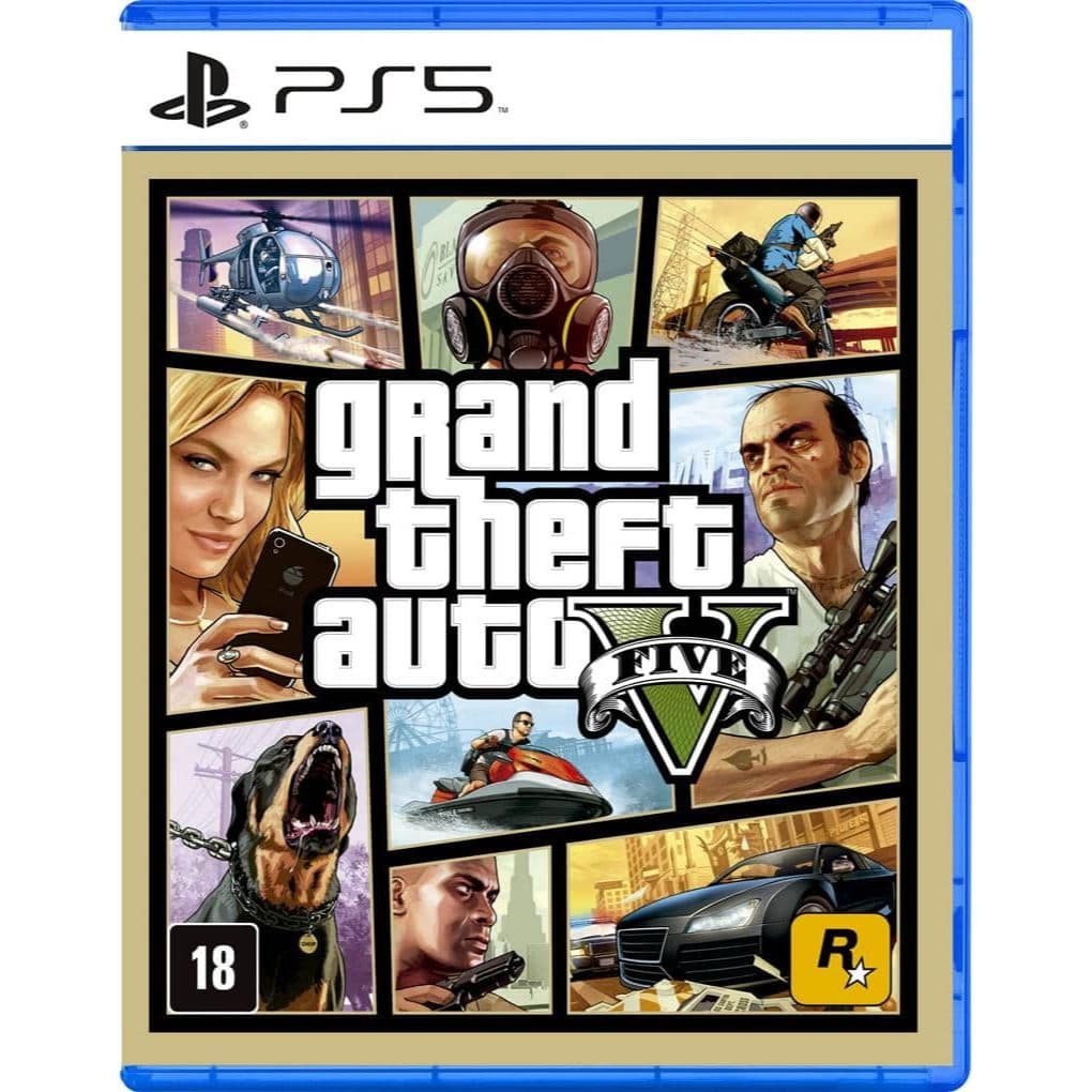 Grand Theft Auto V GTA 5 (Físico, Lacrado) para PlayStation®5