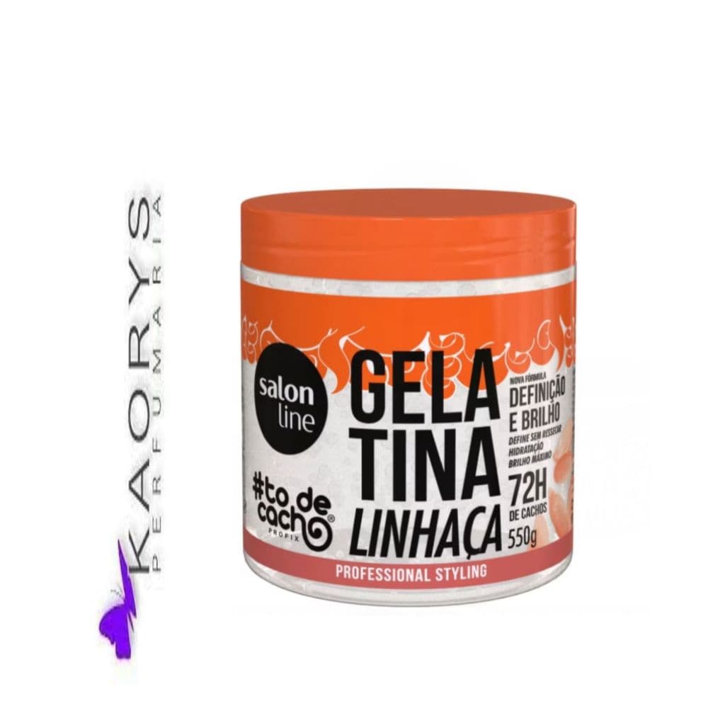 Gelatina Linhaça #todecacho Definição e Brilho 550g - Salon Line