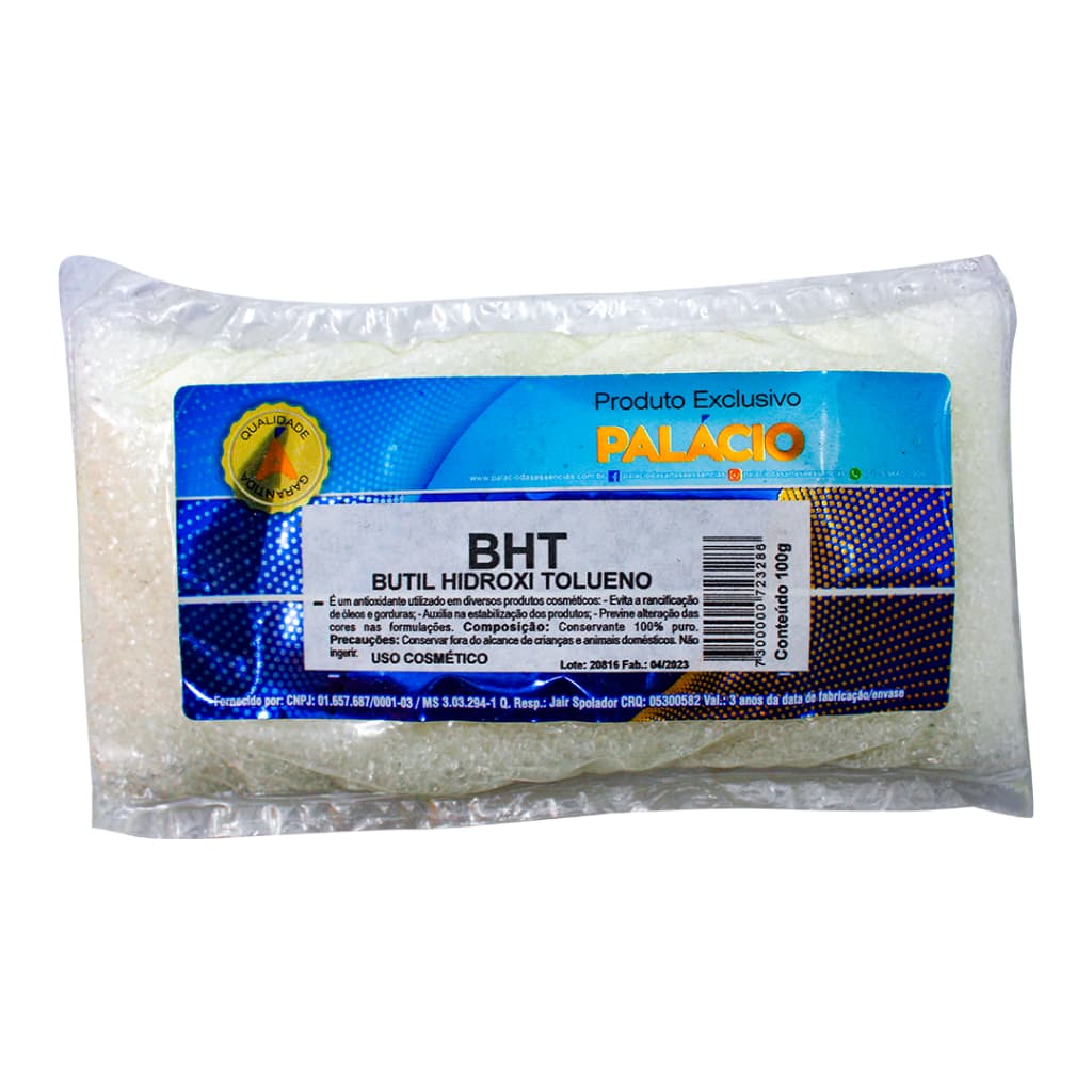 Bht (Butil Hidroxi Tolueno) uso cosmético/ industrial – 100 g
