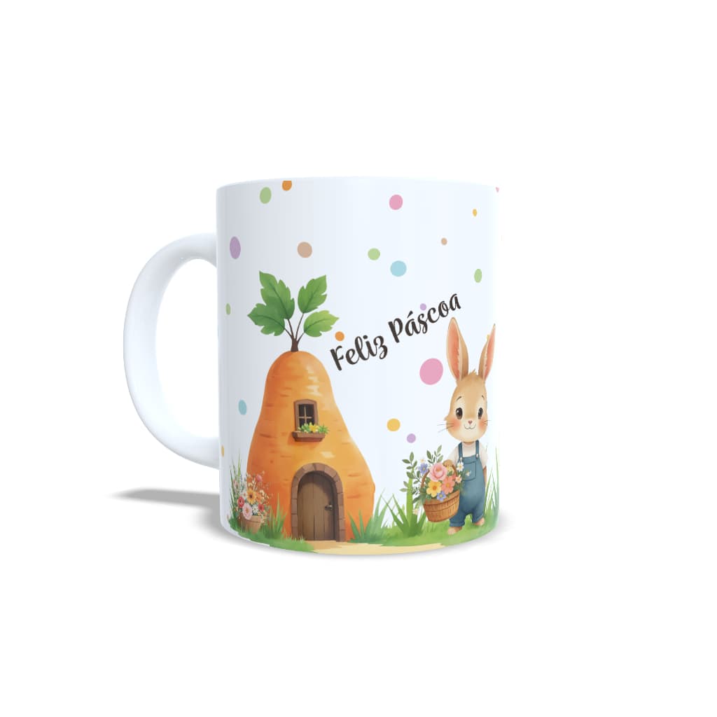 Caneca Feliz Páscoa Coelhinho
