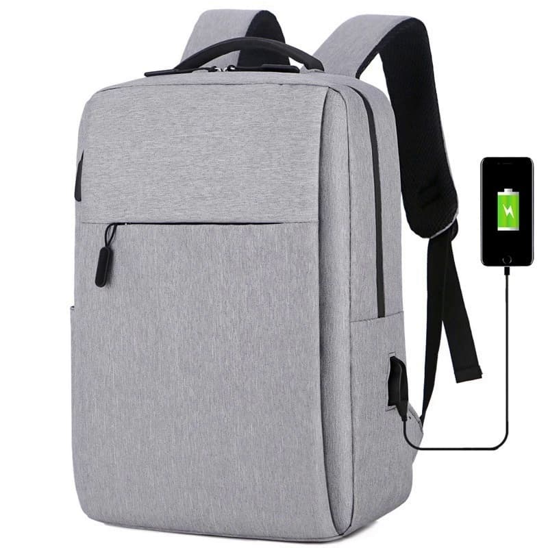 Mochila Masculina P Notebook Moda 18l 15.6 Polegadas com USB Carregamento