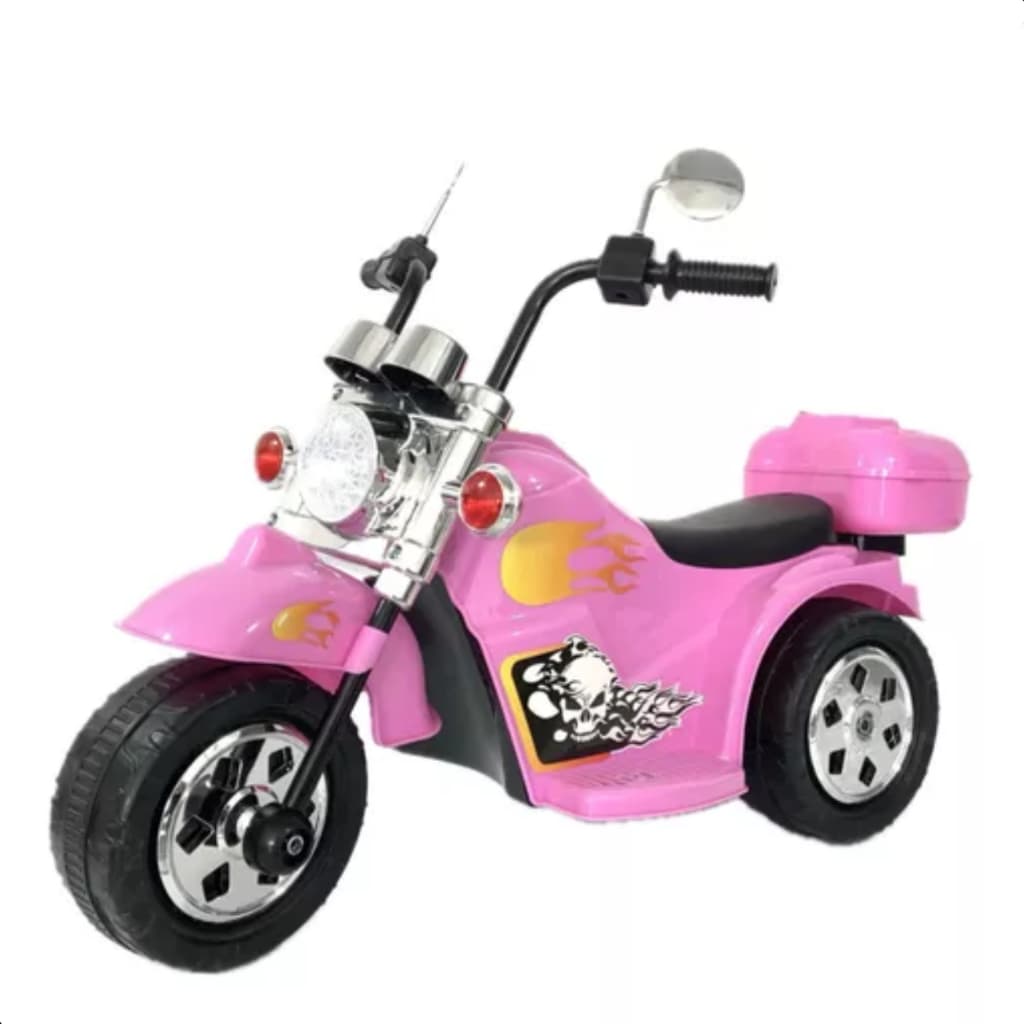 Mini Moto Elétrica Triciclo Infantil Tipo Harley Bivolt