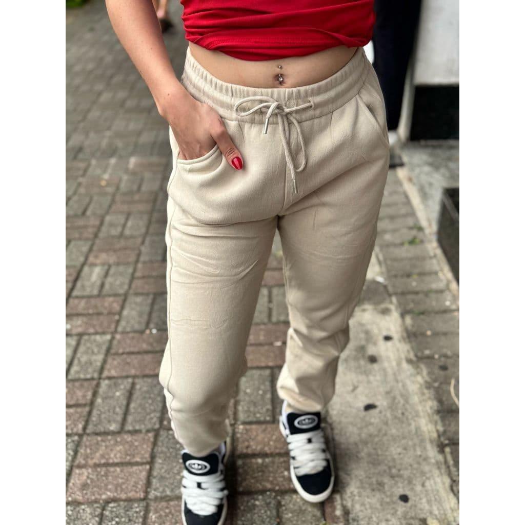 Calça Moletom Peluciada Forrada Feminina P M G