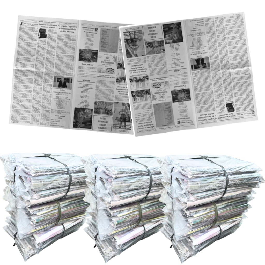 Jornal Pet 2kg Pacote Grande Aprox. 200 Folhas Multiuso Pet Obra Embrulho Lava a Jato