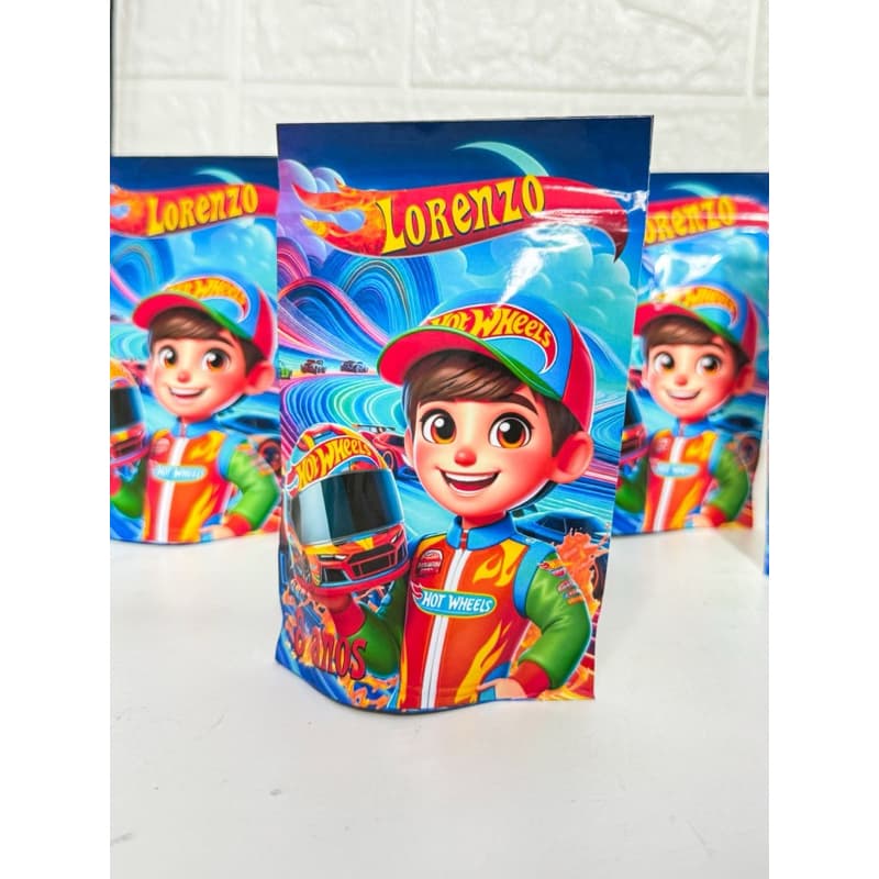 Saquinho Zip Lock 10x15-personalizado/brinde Hotwheels