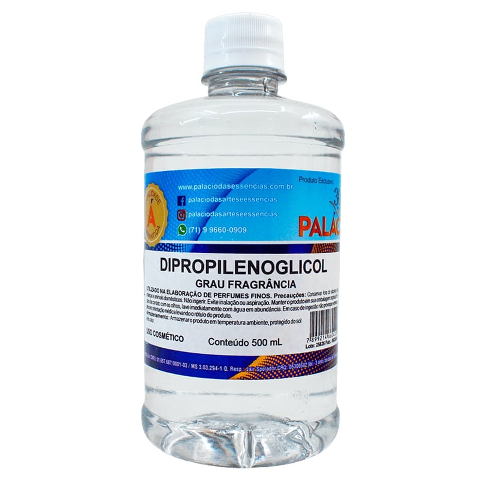 Dipropilenoglicol Grau Fragrância para Perfume – 500 ml