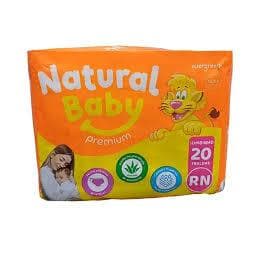 Fralda natural baby RN ptc c/20