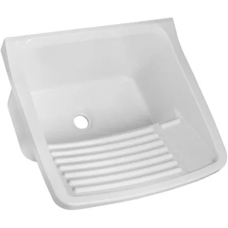 Tanque Plastico Branco Astra com Kit instalaçao