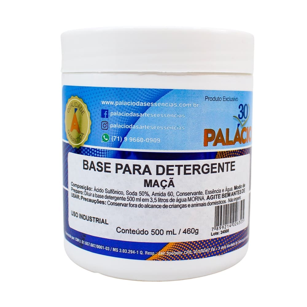 Base para Detergente Maçã – 500 ml / 480 g