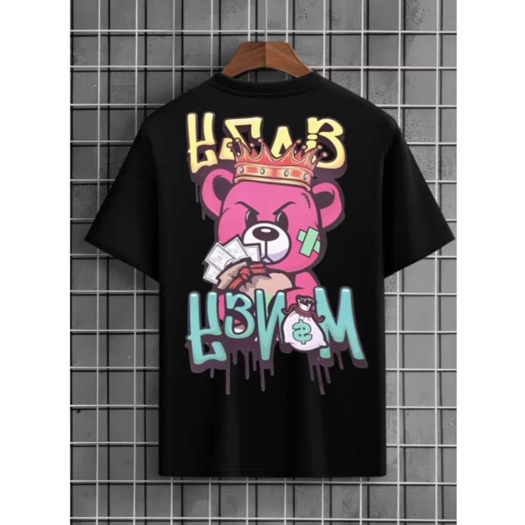 Camiseta Streetwear Urso Money ADD Promoção