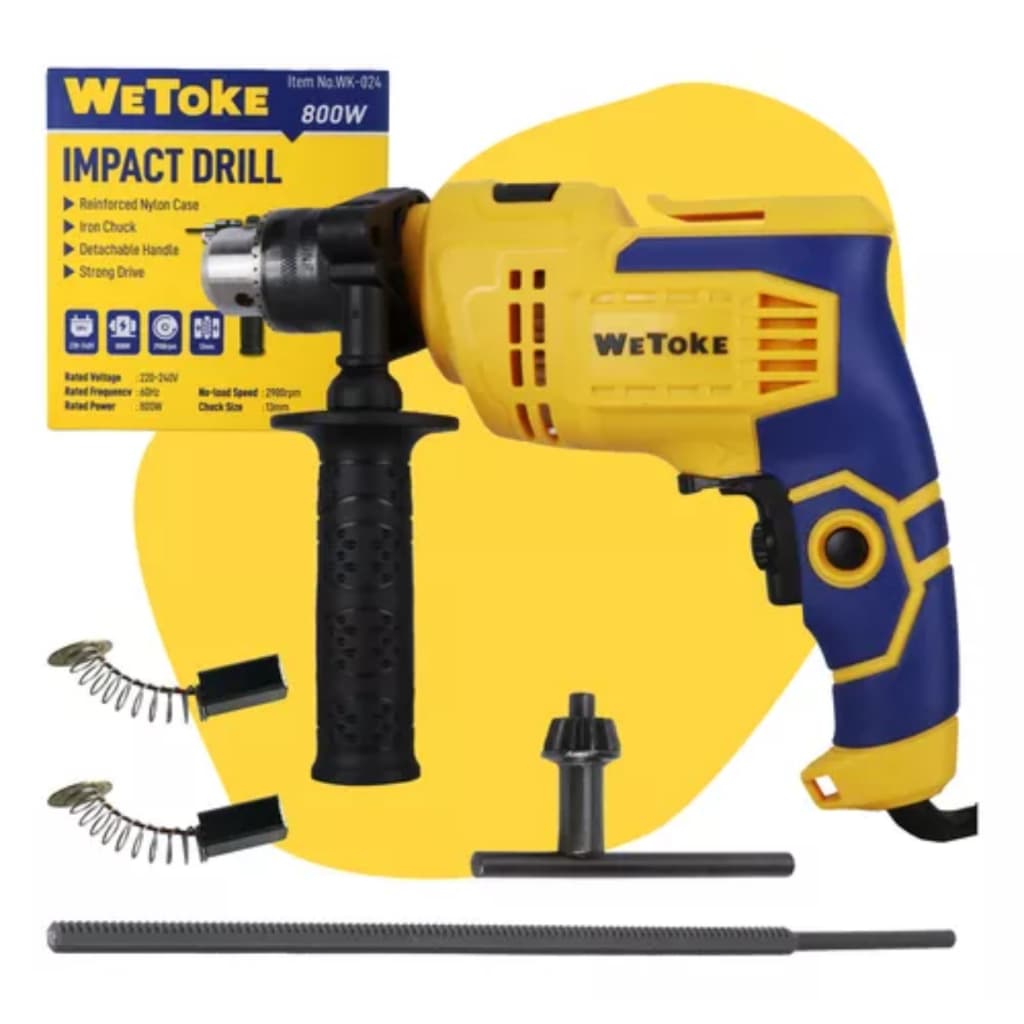 Martelete Rotativo Rompedor Demolidor 800W Maleta e Brocas Ponteira Talhadeira Furadeira 2900rpm 127/220V
