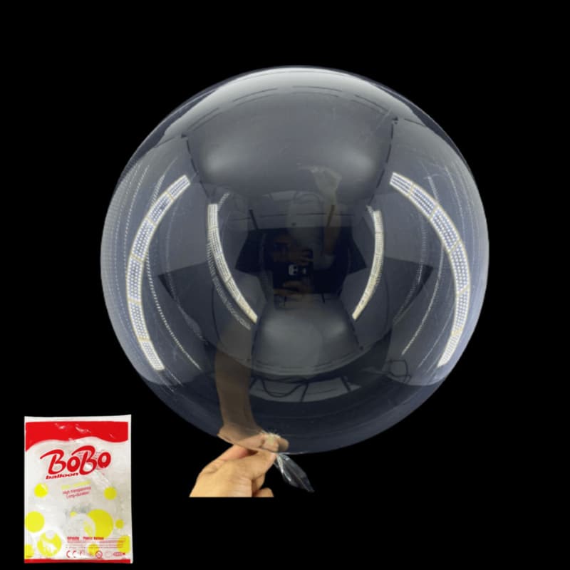 Kit 20 Unidades Balão Bubble 18 Polegadas 45 Cm Cristal