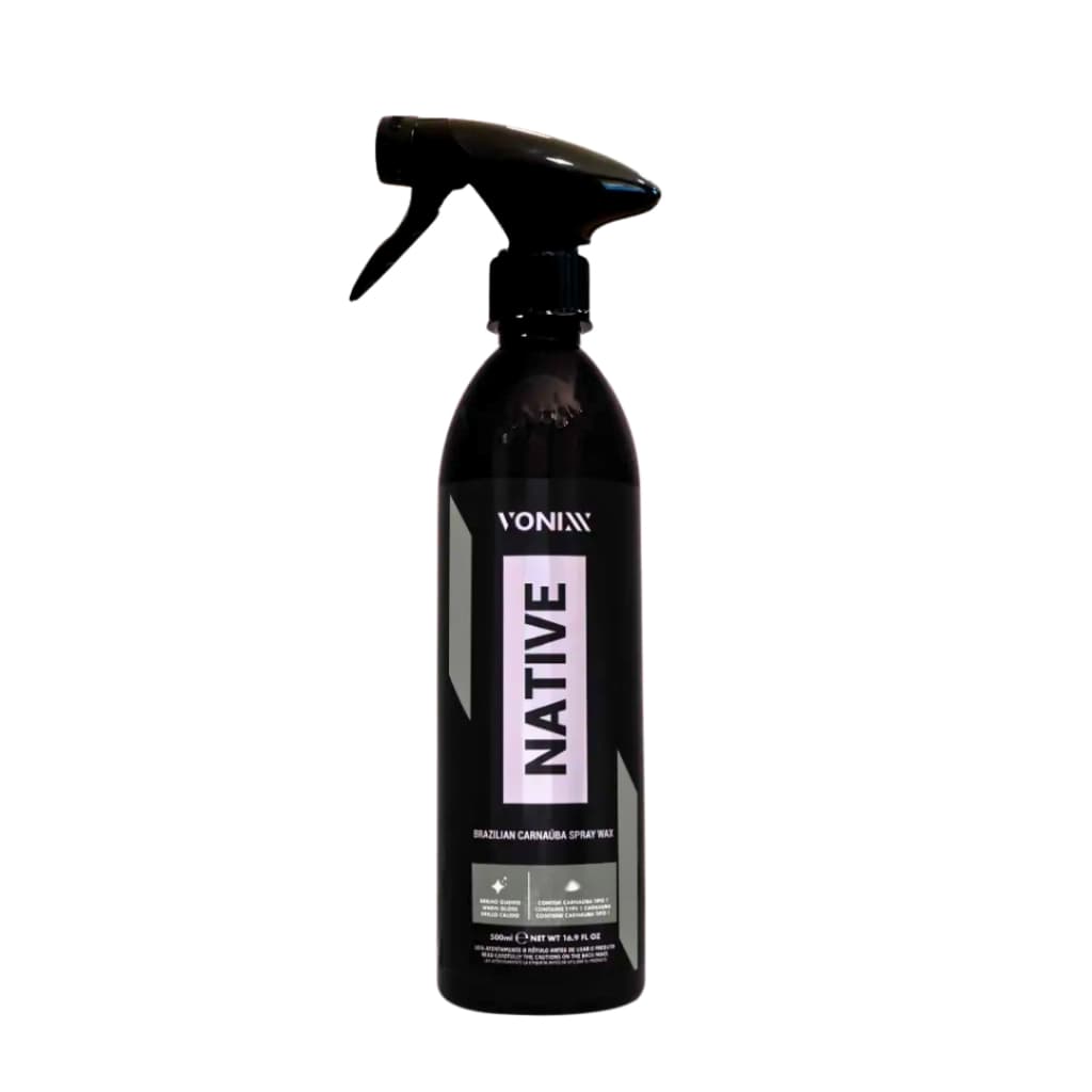 Native Spray Wax Cera de Carnaúba Cera Automotiva Líquida 500ml Vonixx