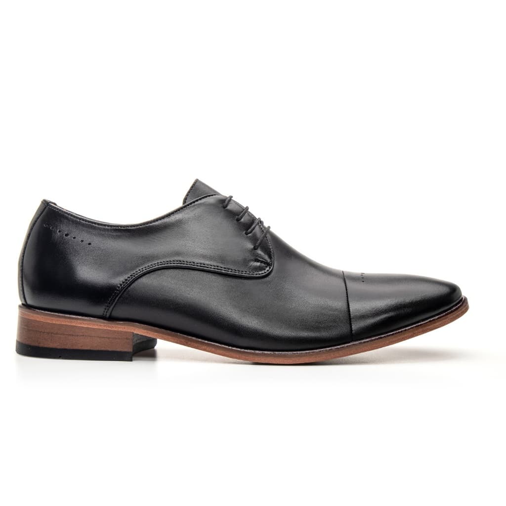 Sapato Oxford Masculino em Couro Legítimo De Amarrar Sofisticado Estilo Italiano