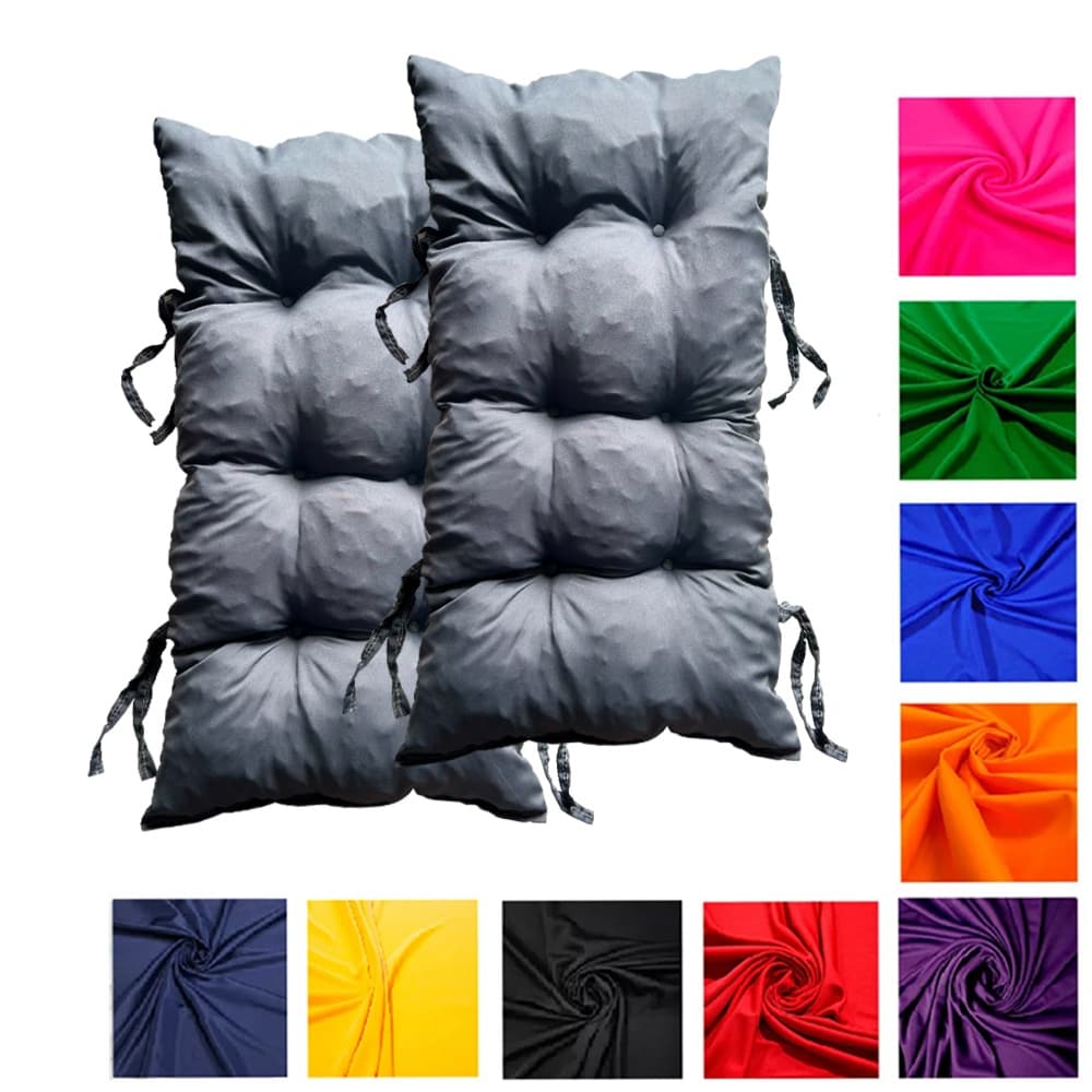 2 Almofadas Cheias 110x50 Decorativas Elegantes Tecido Resistente
