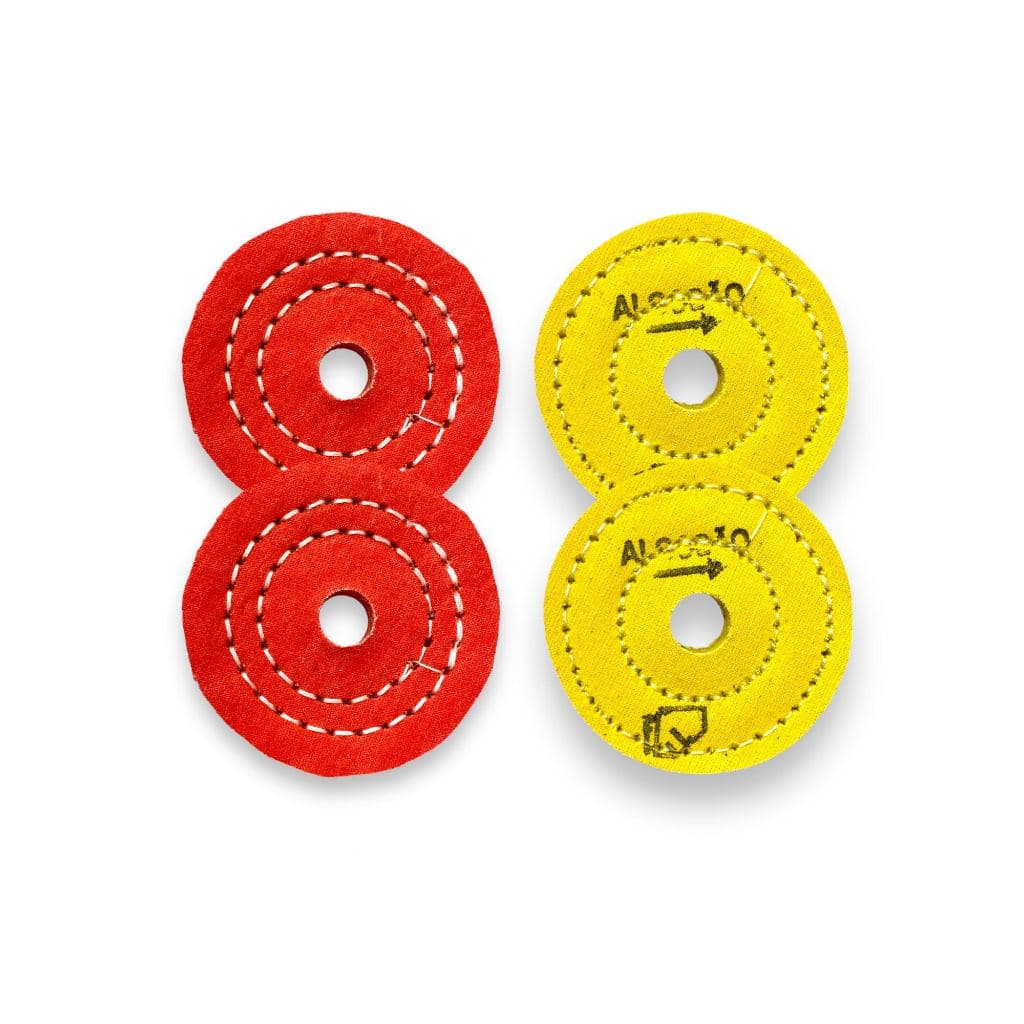 Kit 142 - 4 Rodas Boina Polimento Corte Inox Alumínio 7,5CM