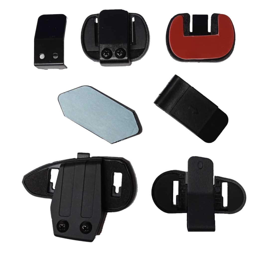 Suporte Intercomunicador Clip Compativel V6, V6 PRÓ+, V6 PLUS e V8 para Moto Capacete (LER TODO ANUNCIO)