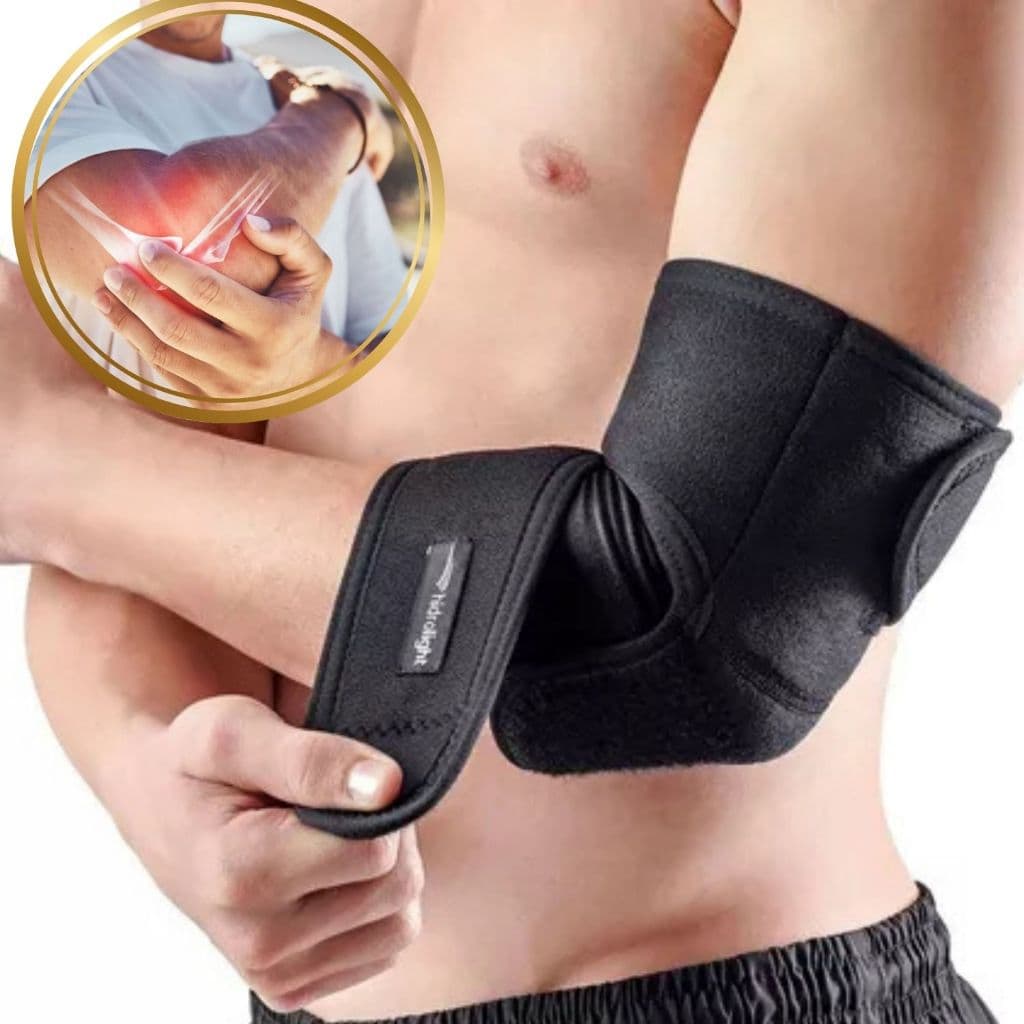 Cotoveleira Compressão Ajustável Protetor Articulação Tendinite Epicondilite Alivia  Dor