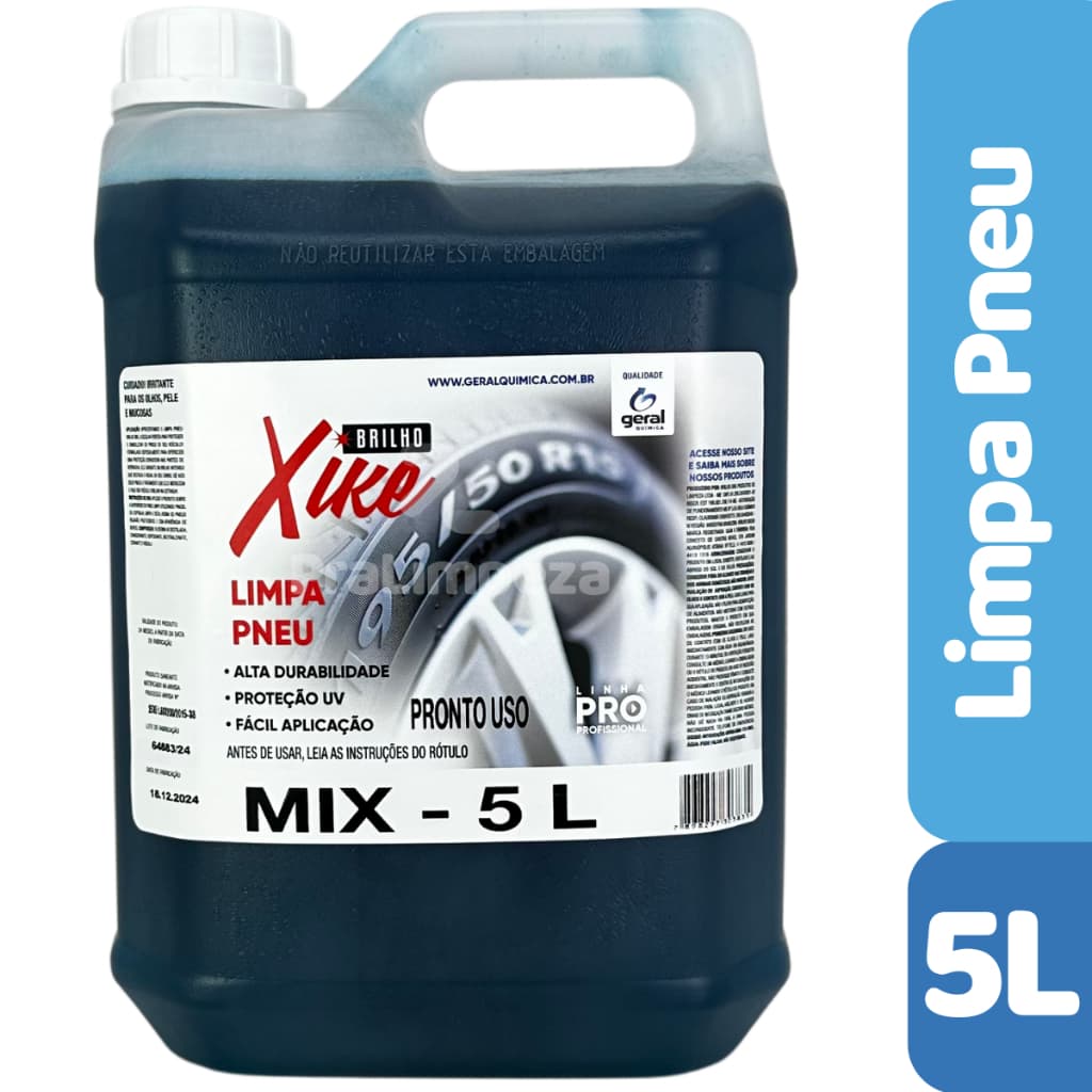 Limpa Pneu Pronto Uso | Brilho Intenso | Pretinho - 5 Litros