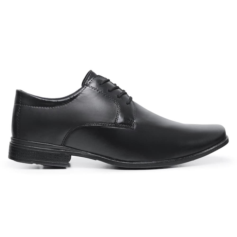 Sapato Social Estilo Mocassim Masculino Clássico Perfeito Para o Seu Lool Casual - Preto Fosco