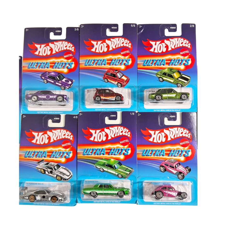 Hot Wheels Carrinhos - Coleção Limitada ULTRA HOTS - Nissan Skyline, Toyota,  Custom, Honda, Ford