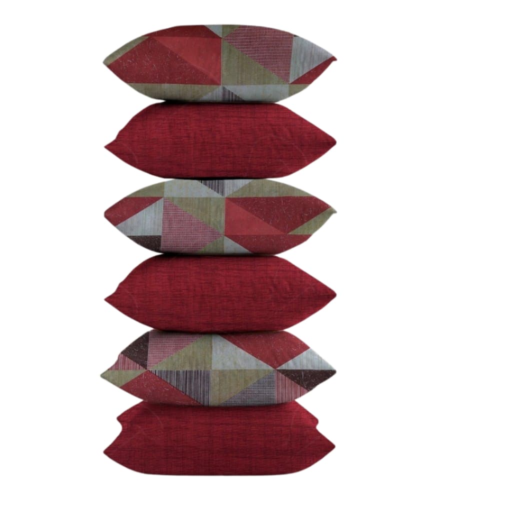 kit 6 Capas Almofadas Sala Sofá C/ Ziper 45x45 Tecido de Ótima qualidade