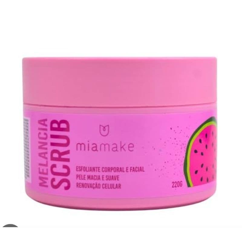 VAL. 11/26 Esfoliante Corporal e Facial Melancia Scrub Mia Make 220g