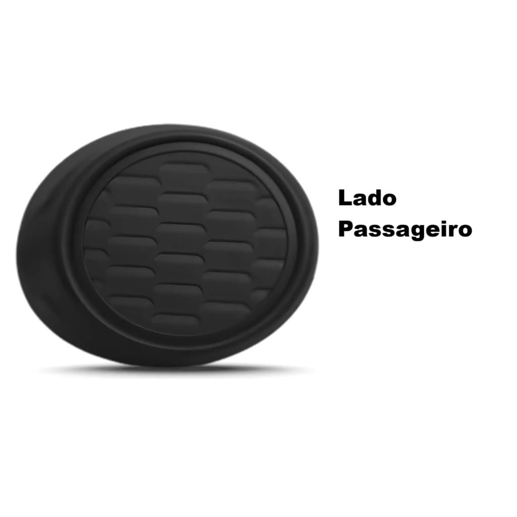 Moldura Grade Farol De Milha Ka 2014 2015 2016 2017 2018 Sem Furo - Lado Passageiro
