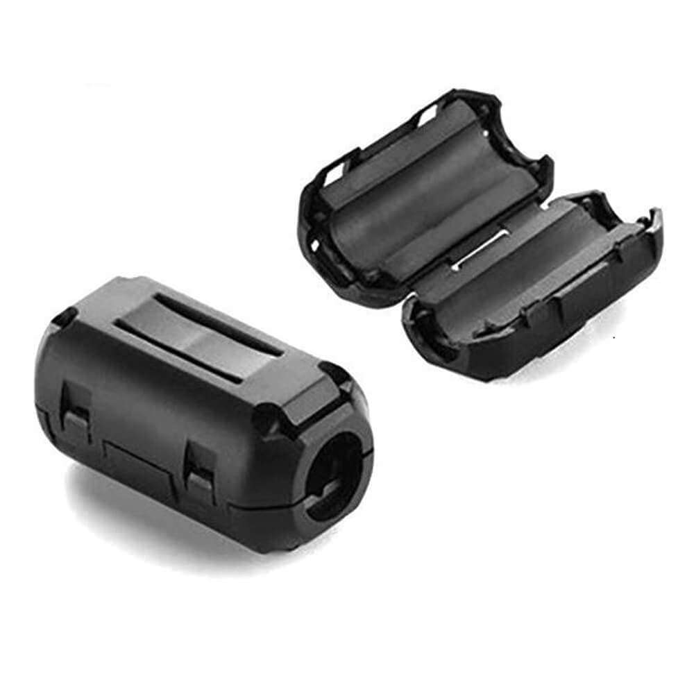 NÚCLEO FERRITE SUPRESSOR DE RUÍDOS EMI RFI TIPO CLAMP (VÁRIOS TAMANHOS)