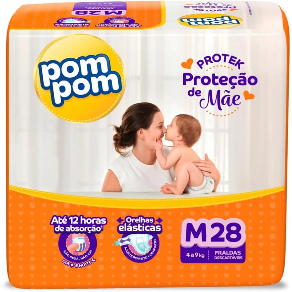 Fralda Pom Pom Derma Protek Jumbo – Todos os Tamanhos