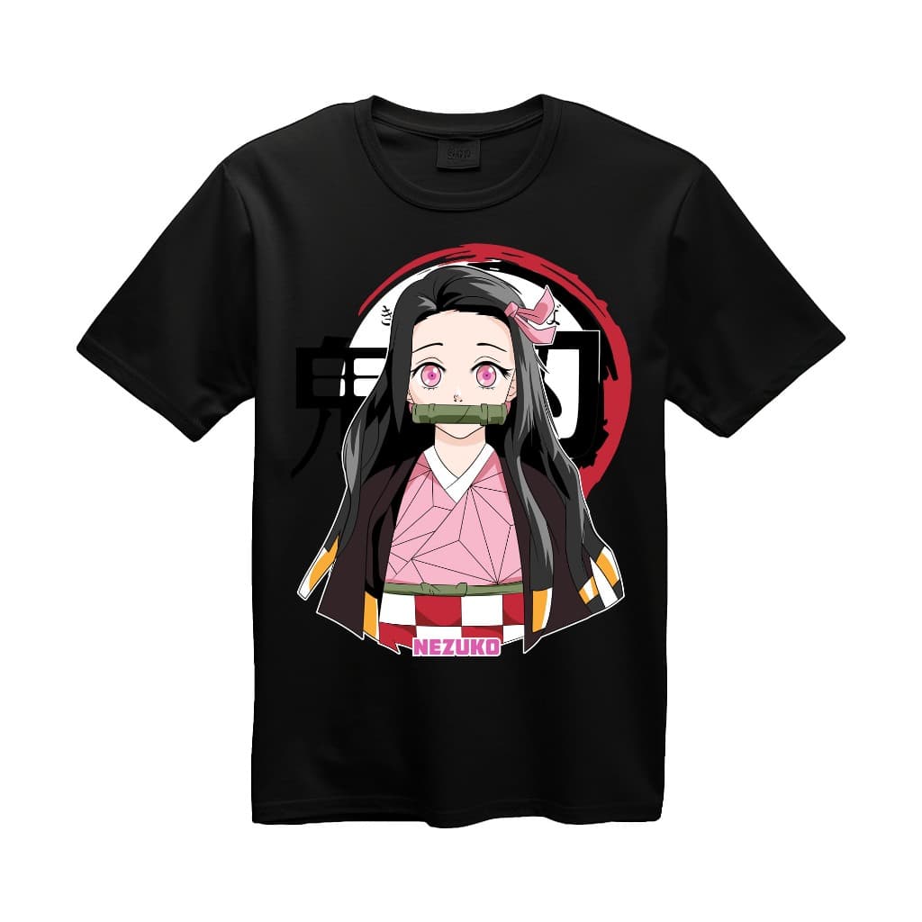 Demons Slayer Camiseta Estampada Unissex Personagem Nezuko Kamado Estampa Maxima Qualidade