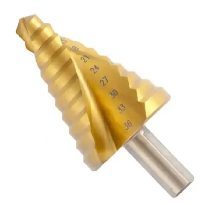 Broca Escalonada de 9 à 36mm HSS Espiral Profissional MTX