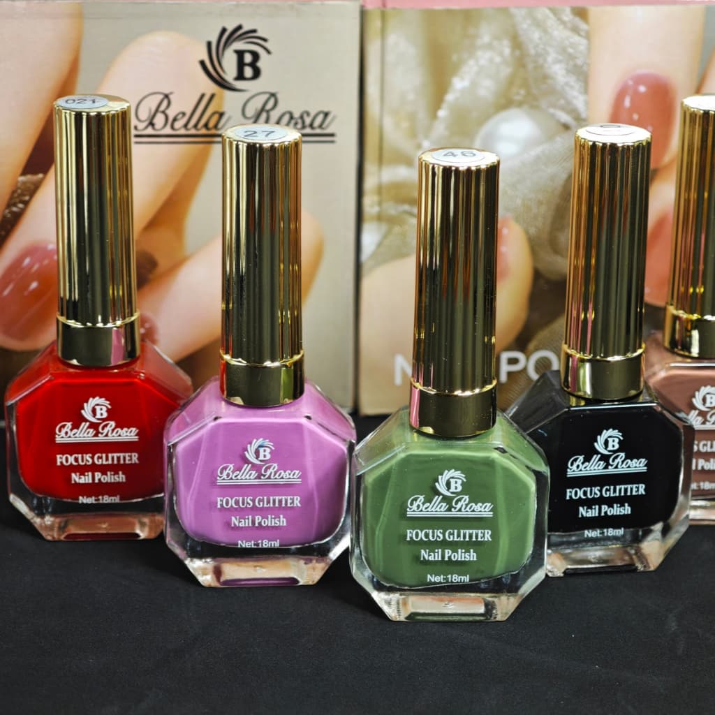 Kit Esmalte Comum Bela Rosa Grande 18ml Seca Sem Cabine UV Esmaltação Com Efeito em Gel