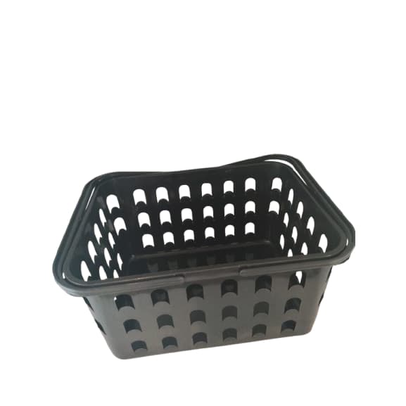 Cesto para prendedores, cesto multiuso com alça PRETO